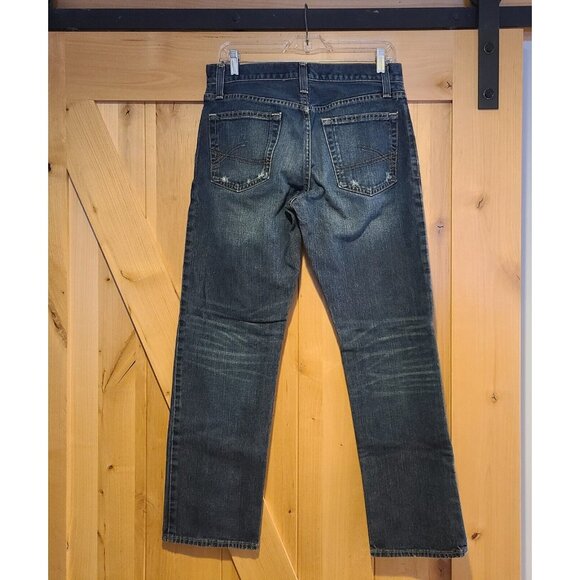 Roebuck & Co. Slim Straight Jeans 30x30 Light Distress - Picture 2 of 14